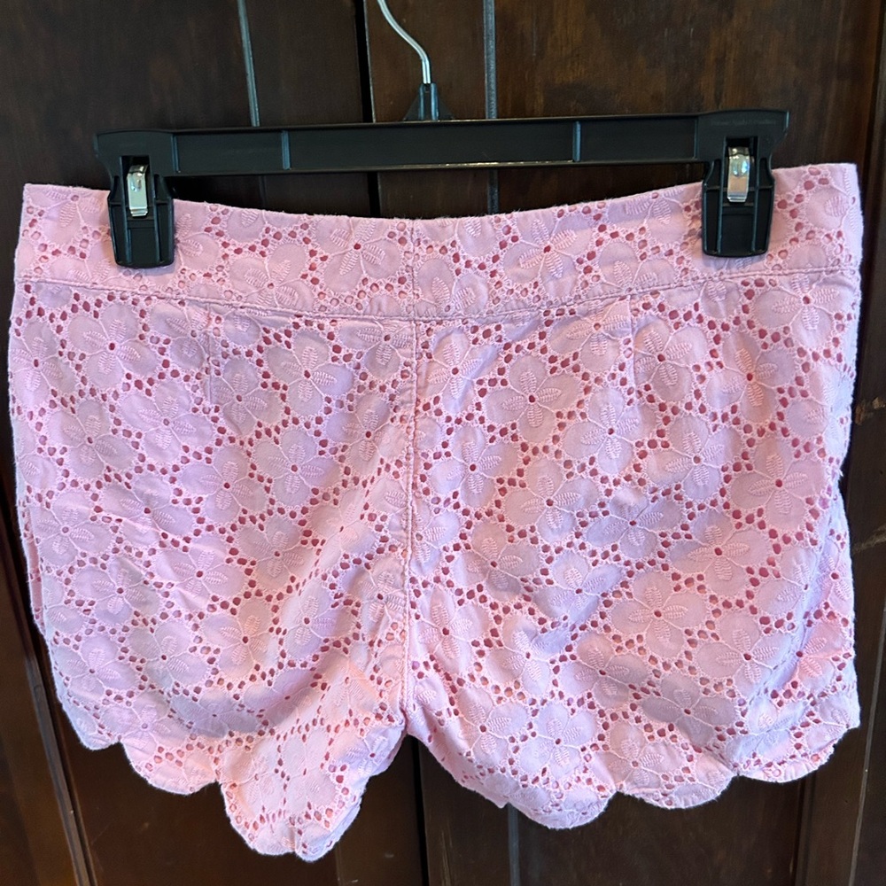 Lilly Pulitzer pink eyelet shorts - Picture 2 of 3